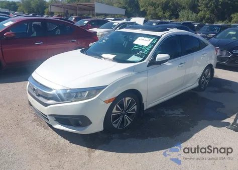 2017 Honda Civic Ex-L from USA, damaged, VIN 19XFC1F76HE019912